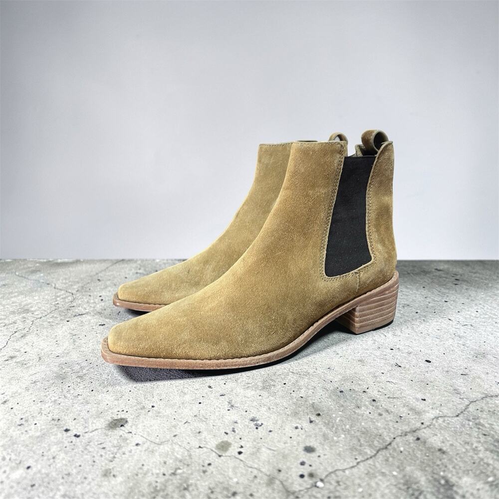 Tory Burch 45mm Chelsea Ankle Boots Tan Suede Women’s Shoe Size 9.5 M